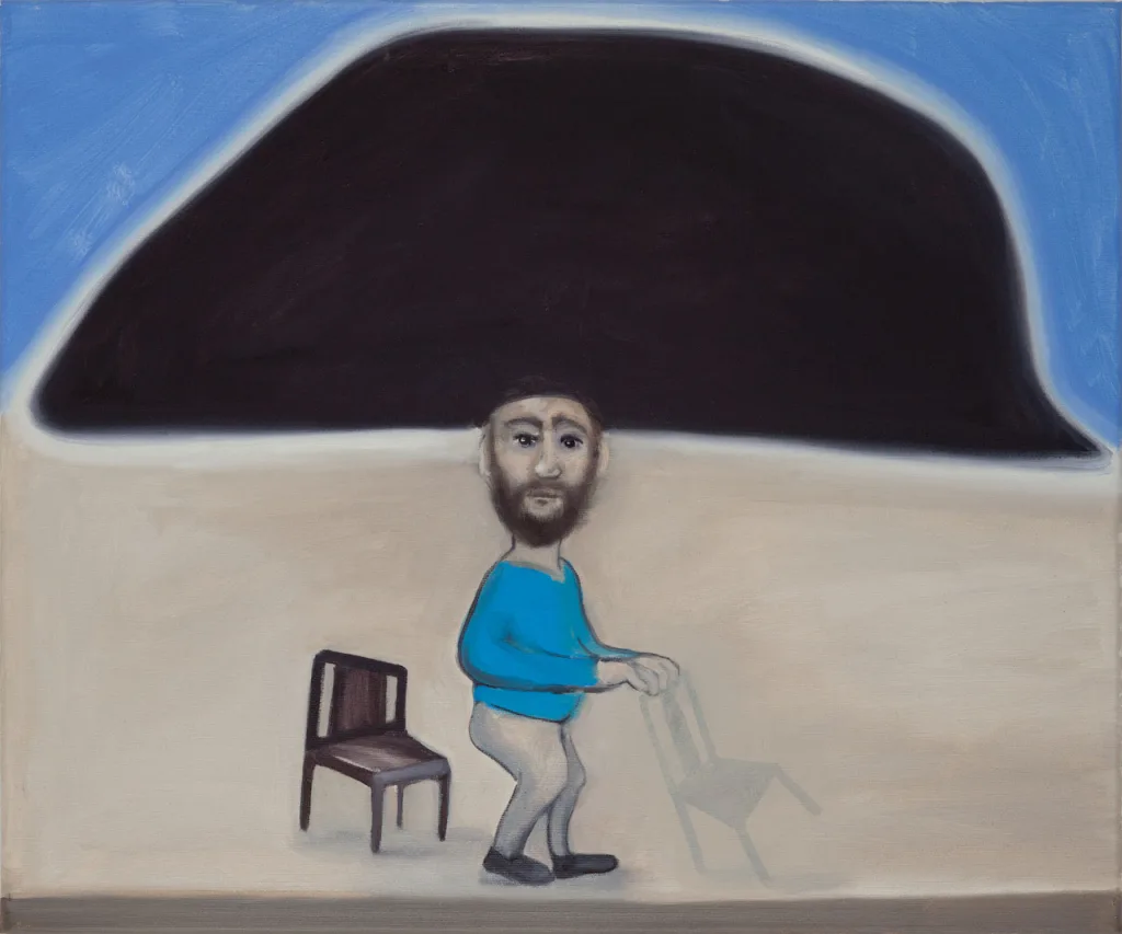 Man with a Woman’s Hat