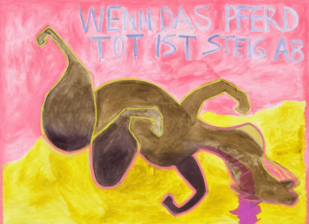 If the horse is dead get off