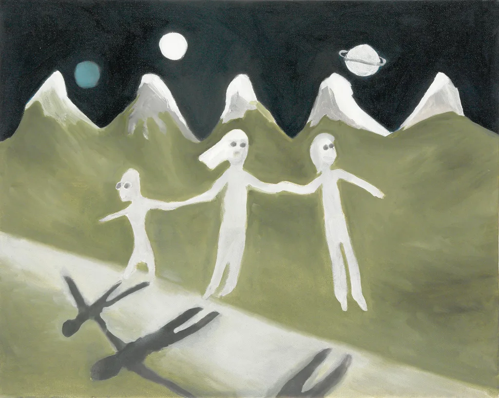 Un senderismo de la noche