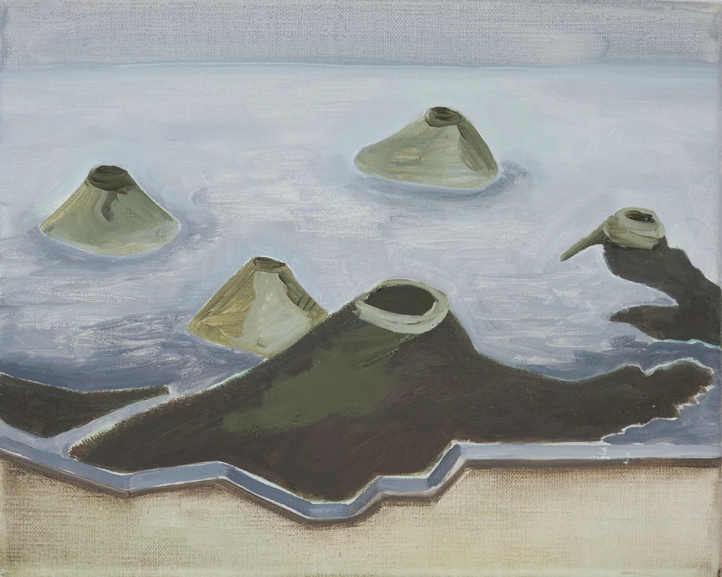 Vulkane schlafen im Meer