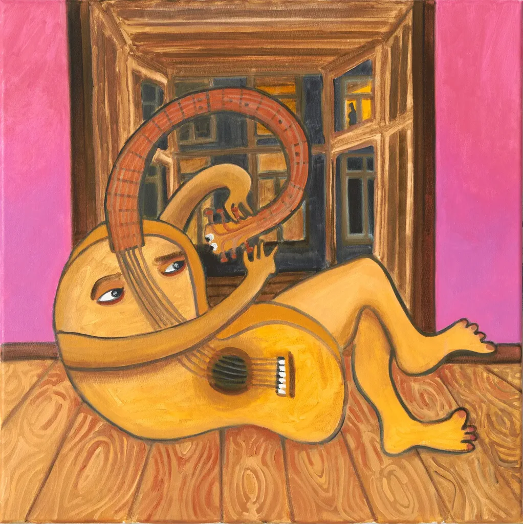 Roger tuning himself