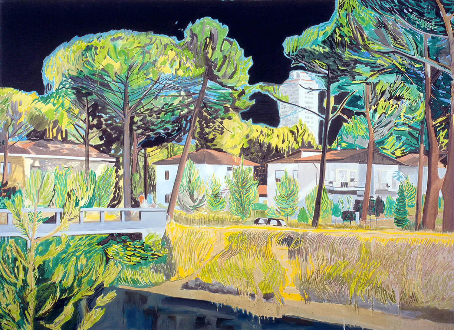 what’s she building in there?